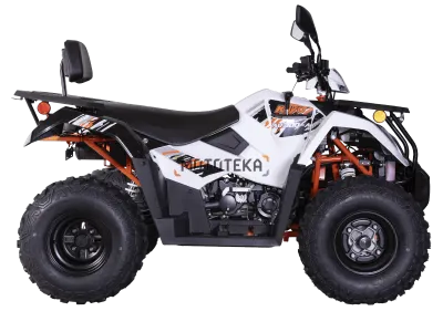 Квадрицикл KAYO (Кайо) AU300 Carb (белый пластик 2024 г.) с ПСМ