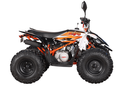 Квадрицикл детский KAYO (Кайо) AT110 (белый пластик 2024 г.) с ПСМ