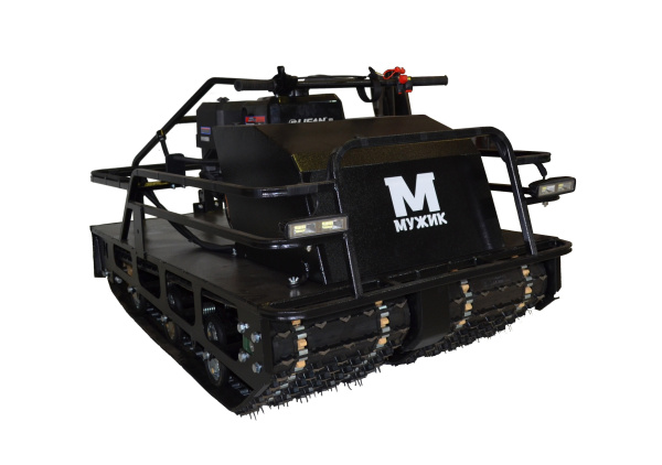 Мотобуксировщик Мужик LUXE М760 2-гусеничный. 1450. 20 л.с.. катковая. с реверсом. с тормозом. с электростартером. с подогревом - купить с доставкой, по выгодной цене в интернет-магазине Мототека